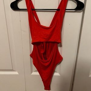 Forever 21 Red Bodysuit